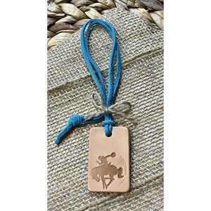 Artisan Leather Rodeo Purse Charm/Car Hanger Air Freshener For Essential Oils